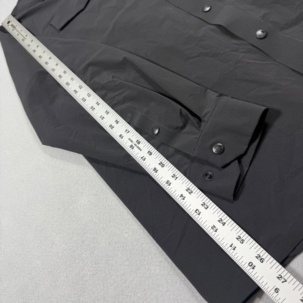 The North Face Black Series Black Snap Shirt Windwall Urban Explore Size Medium‎